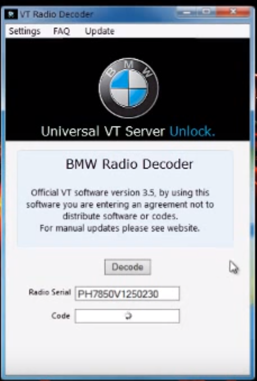 vt radio decoder software