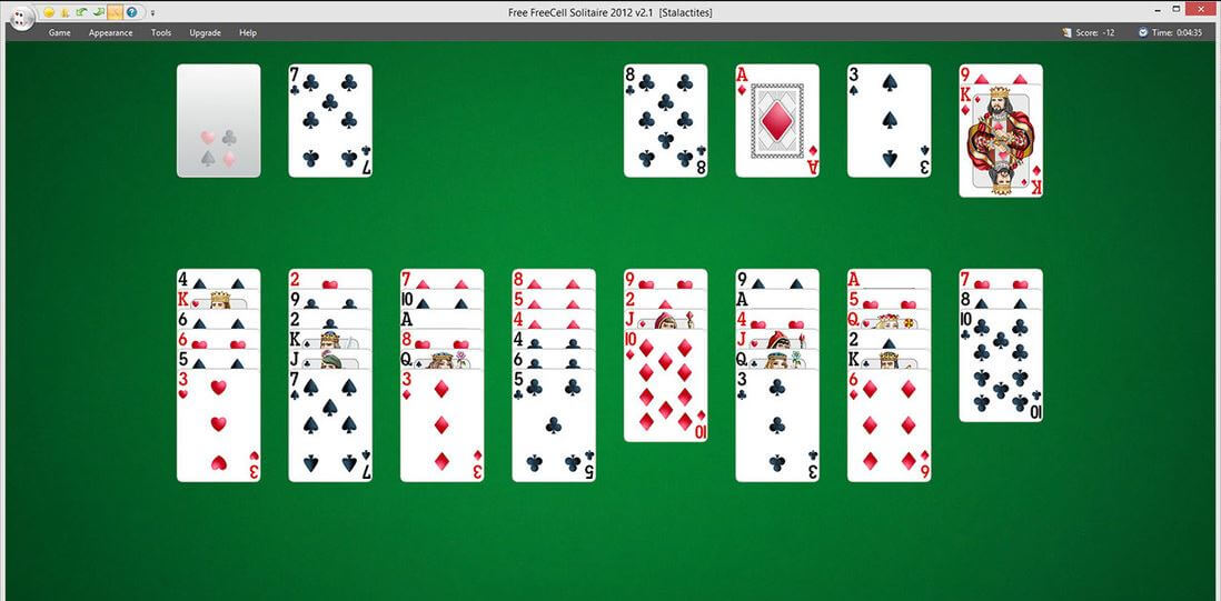 freecell 6.1.7600.16385 for windows 10